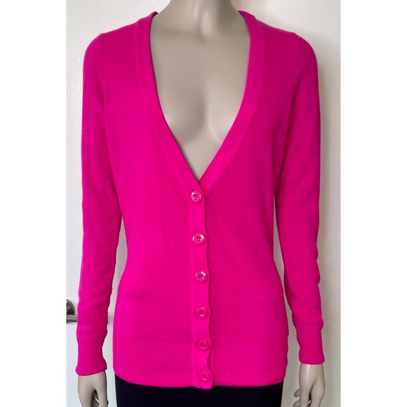 Forever 21 Magenta Boyfriend Cardigan - Picture 1 of 14